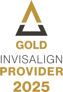 Gold Invisalign Provider 2025 Badge