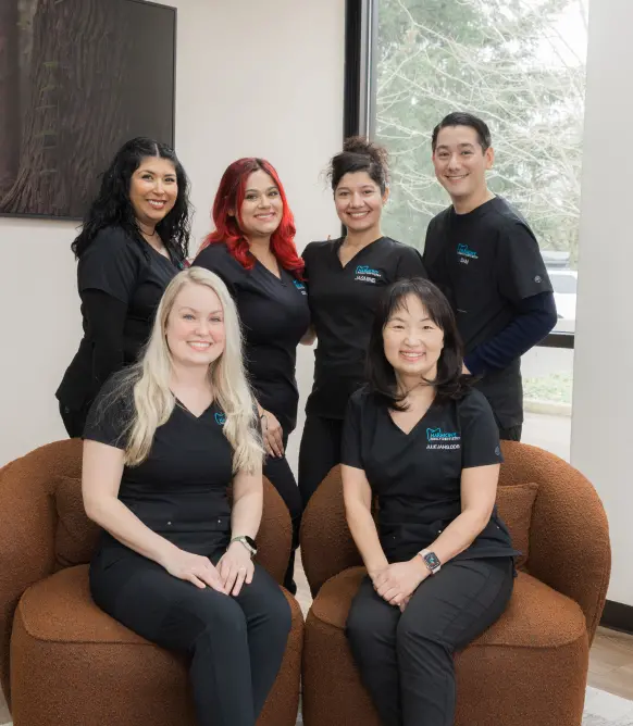Harmony Family Dentistry team in the office