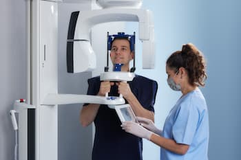 Dentist using KaVo machine